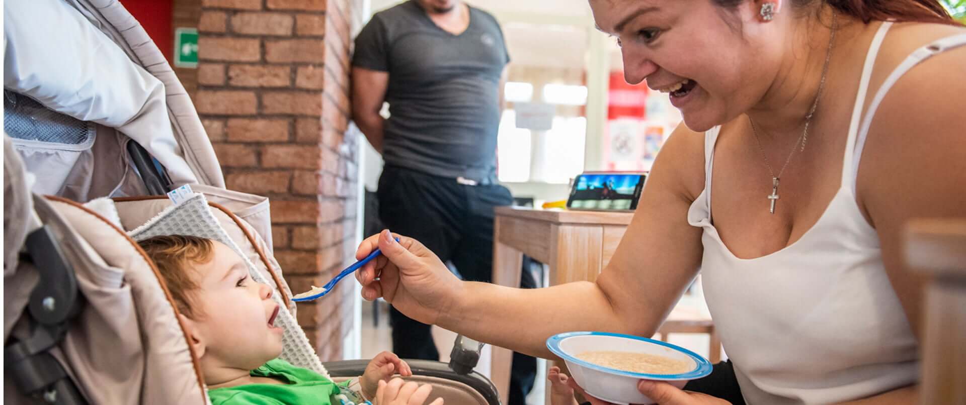 Pappa in Casa Ronald McDonald Palidoro