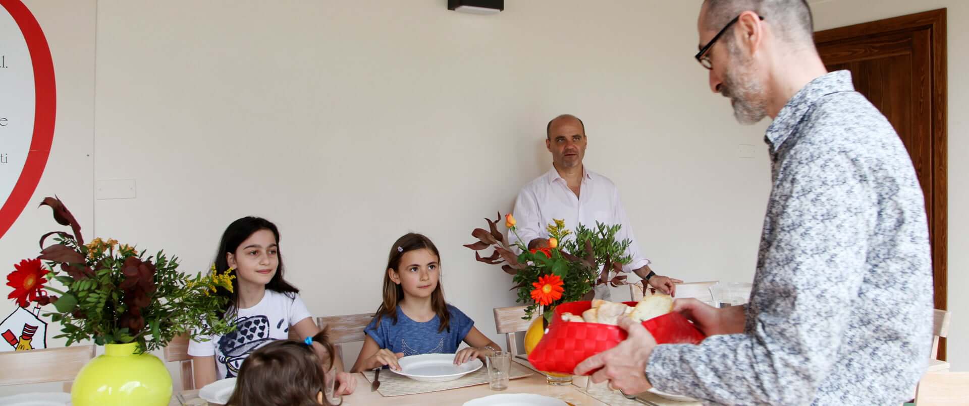 Ora di pranzo a casa Ronald McDonald