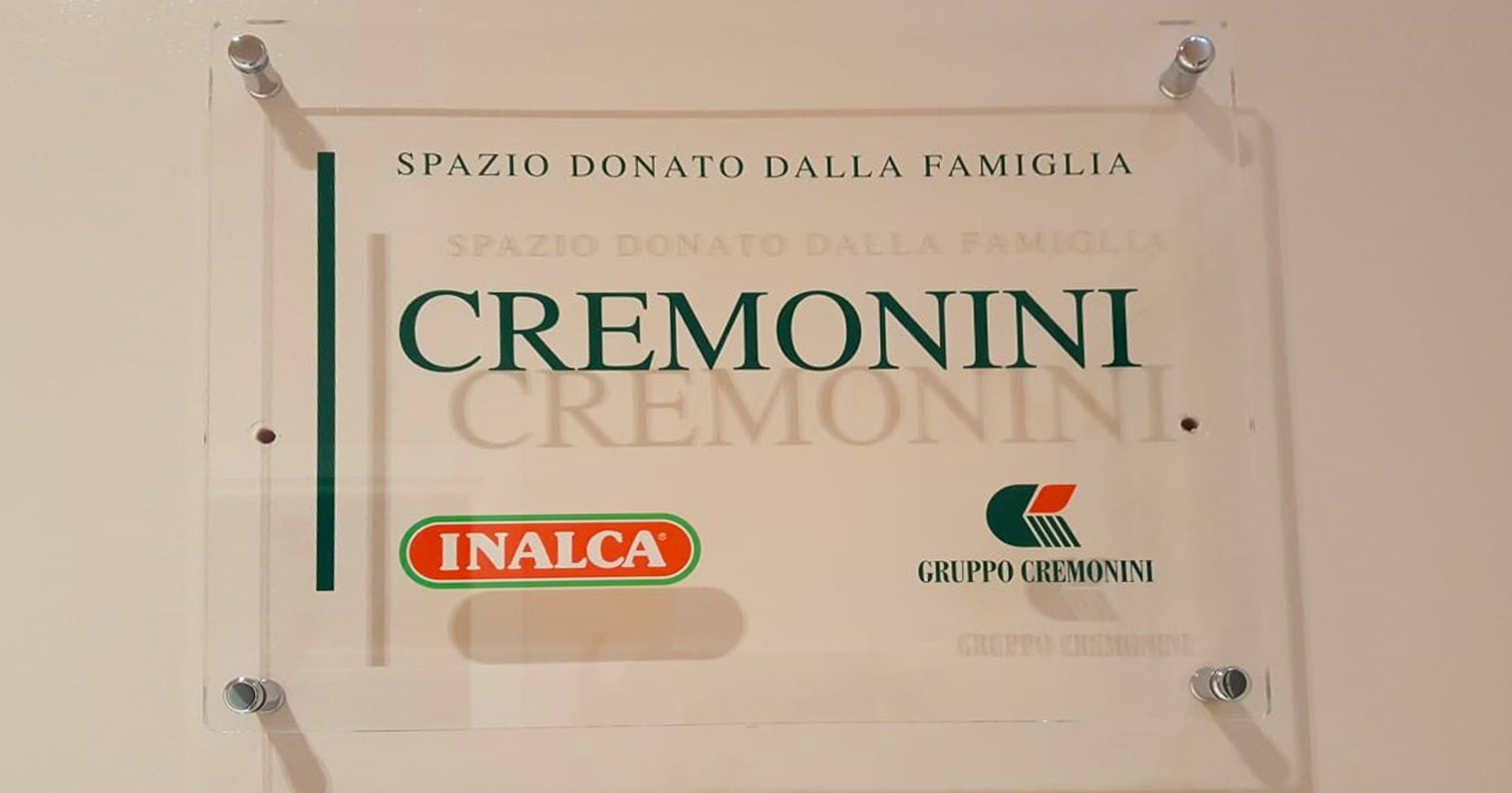 Targa presso la Ronald McDonald.