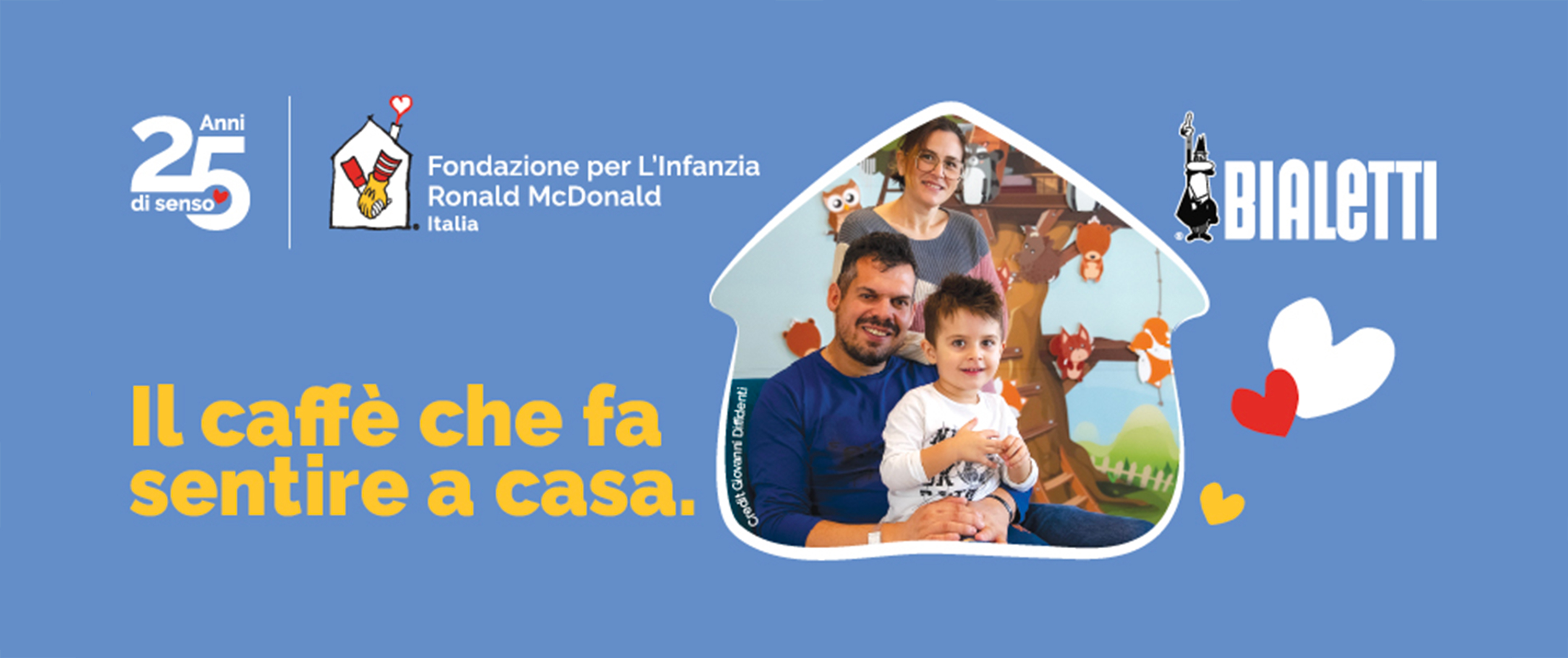 Sostenendo Fondazione Ronald con il tuo 5 per mille