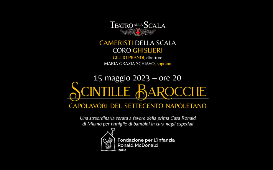 Lunedì 15 maggio 2023 alle ore 20 il Teatro alla Scala di Milano ospiterà i Cameristi della Scala e il Coro Ghislieri diretti dal Maestro Giulio Prandi in un concerto speciale