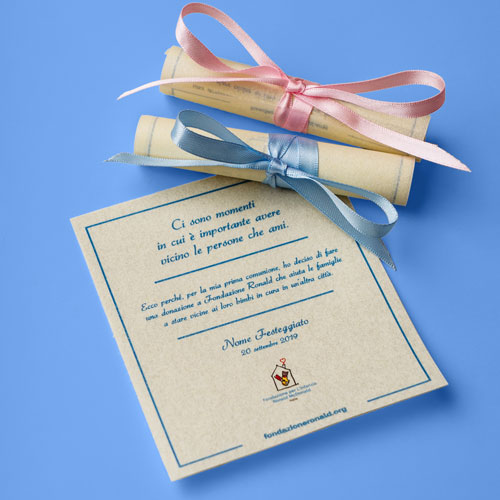 Pergamena 10x11 cm - Comunione